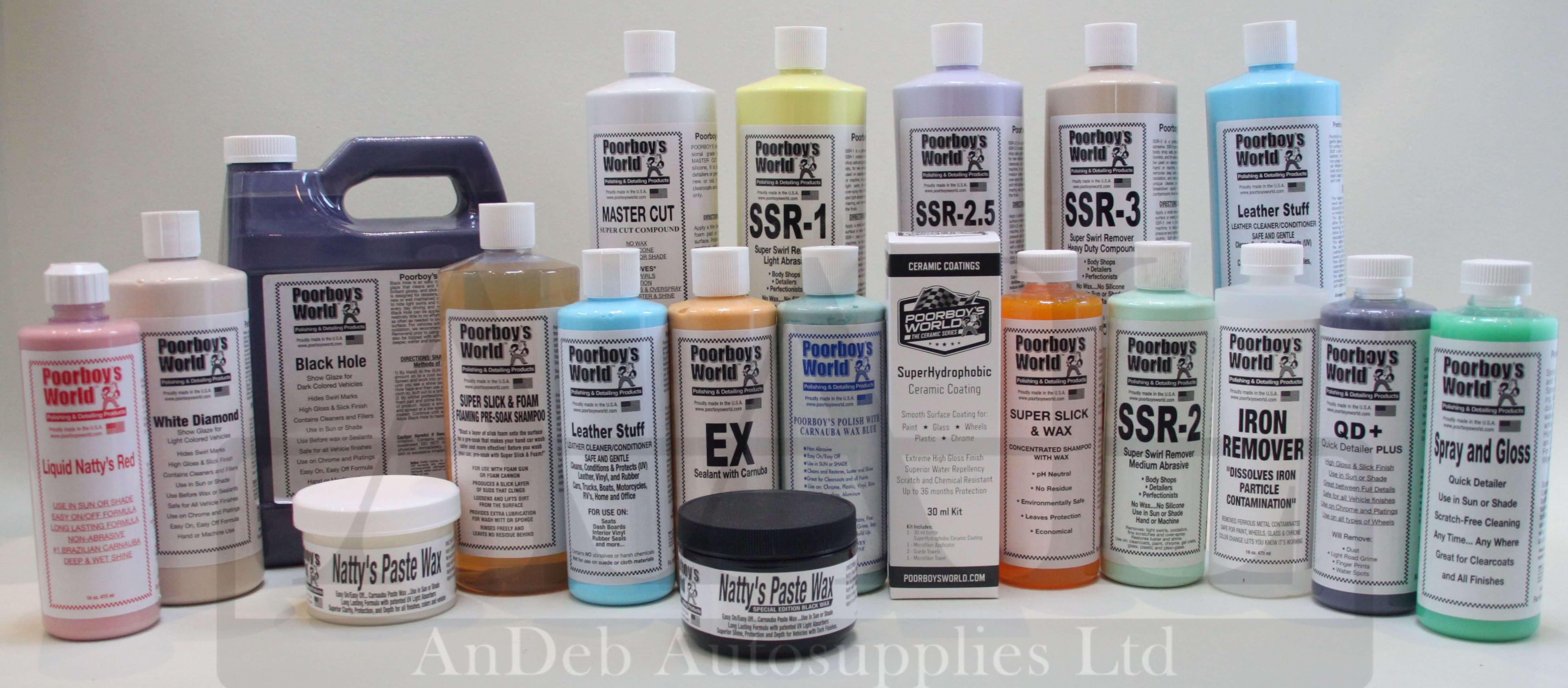 Poorboys World Product Range